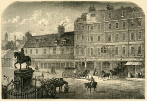 Charing Cross desde Northumberland House en 1750, 1881 de Unbekannt
