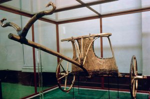 Carro del sepulcro de Tutankamón, siglo XIV a.C.