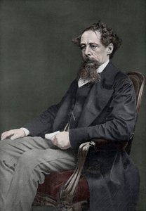 Charles Dickens, autor inglés del siglo XIX, 1910