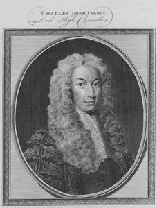 Charles Lord Talbot, Lord Alto Canciller, 1786 de Unbekannt