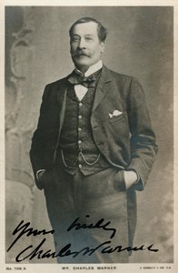 Charles Warner, actor inglés, c1890-c1909