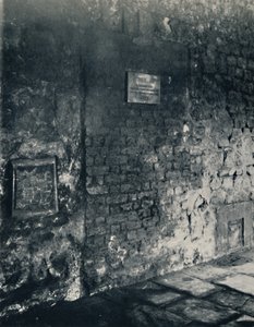 Cartuja. Puerta de comida y entrada de la celda de un monje, en el claustro, 1925 de Unbekannt