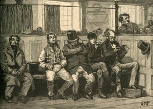 Cartistas en la iglesia, c1839 c1890 de Unbekannt