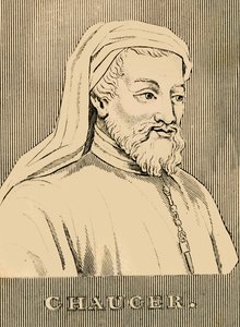 Chaucer, 1343-1400, 1830 de Unbekannt