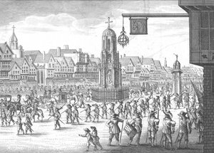 Cheapside, Cruz y Conduit, 1638, 1809 de Unbekannt