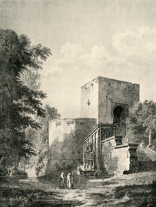 Puerta principal de la Alhambra, siglo XIX, 1907