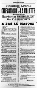Chiffonnier de La Villette, de los carteles políticos franceses de la Comuna de París, mayo de 1871