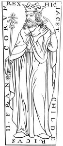 Childerico II c653-675, siglo XII 1849 de Unbekannt