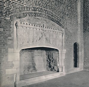 Chimenea en el Castillo de Tattershall, Lincolnshire, 1927 de Unbekannt