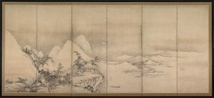 Paisaje chino, 1500s de Unbekannt
