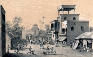 Calle Chittapore, Calcuta, 1847