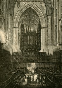 Coro de la Catedral de York, 1898 de Unbekannt