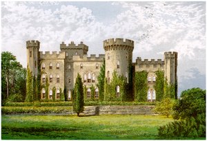 Castillo de Cholmondeley, Cheshire, hogar del Marqués de Cholmondeley, c1880 de Unbekannt