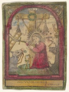 Niño Jesús con instrumentos de la Pasión