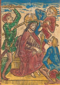 Cristo coronado de espinas, c. 1490 de Unbekannt