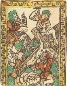 Cristo clavado en la cruz, c. 1470-1480 de Unbekannt