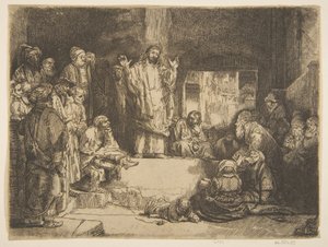 Cristo predicando La Petite Tombe de Unbekannt