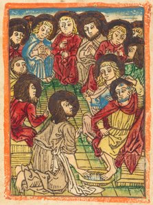 Cristo lavando los pies a los apóstoles, c. 1480