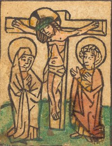 Cristo en la Cruz, c. 1450 de Unbekannt