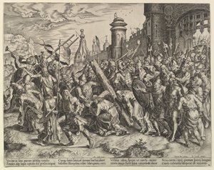 Cristo en el Camino al Calvario, ca. 1560 de Unbekannt