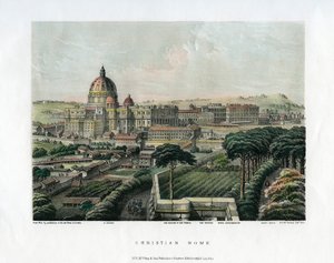 Roma cristiana, Italia, c1865 de Unbekannt