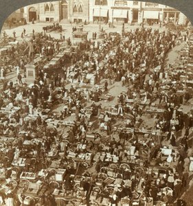 El mercado más grande de Christiania, Noruega, c. 1905 de Unbekannt