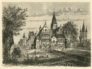 Iglesia y Torre del Templo, París, 1890 de Unbekannt