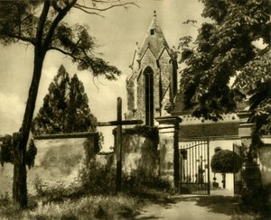 Iglesia en Bad Deutsch-Altenburg, Baja Austria, c1935 de Unbekannt