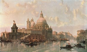 Iglesia de Santa Maria della Salute, Venecia, 1862, c1902 de Unbekannt