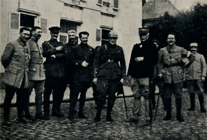 Churchill visita el campo de batalla de Somme, 1915, 1945 de Unbekannt