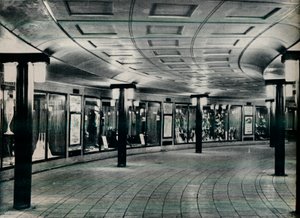 Área de circulación de la estación Piccadilly Circus, 1929 de Unbekannt