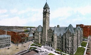 Ayuntamiento, Toronto, Canadá, c1900s
