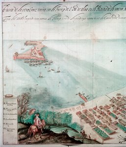 Ciudad de Veracruz, México, siglo XVII de Unbekannt