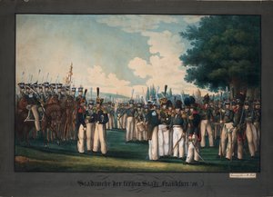 Guardias cívicos de la Ciudad Libre de Frankfurt de Unbekannt