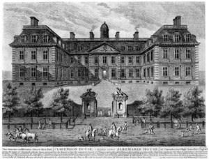 Clarendon House, Piccadilly, siglo XVII, 1908 de Unbekannt
