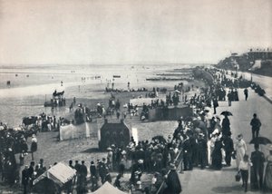 Cleethorpes - Una vista en las arenas, 1895 de Unbekannt