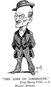 Clement Atlee 1883-1967 estadista laborista británico, 1932