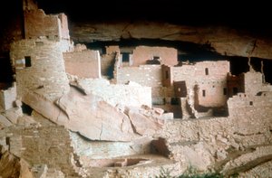 Palacio del Acantilado, Nativo Americano, Mesa Verde, Colorado, EE.UU., siglos XII-XIII