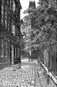 Cliffords Inn, mirando al norte, 1903 de Unbekannt