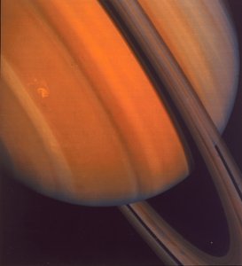 Primer plano de los anillos de Saturno, 1981 de Unbekannt