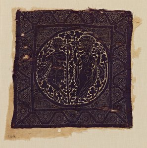 Fragmento de tela con Venus y Eneas de Unbekannt