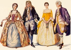 Vestimenta de los Reinos de la Reina Ana y Jorge I, 1702-1725, 1903, 1937
