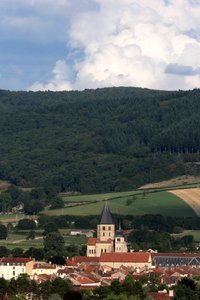 Cluny, Saona y Loira, Francia, 16/8/2015 - Abadía de Cluny dedicada a San Pedro, es un antiguo monasterio benedictino en Cluny.