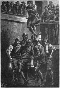Accidente minero, Seaham Colliery, County Durham, 1880 c1895 de Unbekannt