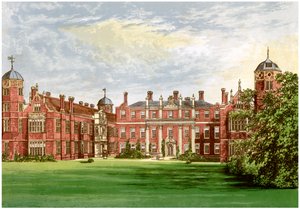 Cobham Hall, Kent, hogar del Conde de Darnley, c1880 de Unbekannt