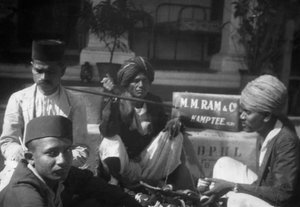 Producción de coco, India, siglo XX