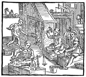 Monederos trabajando, 1577, 1893 de Unbekannt