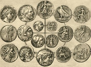 Monedas de los soberanos macedonios de Siria y Egipto de Unbekannt