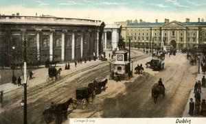 College Green - Dublín, finales del siglo XIX-principios del siglo XX de Unbekannt