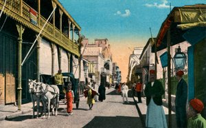 Calle Colmar, Suez, Egipto, siglo XX de Unbekannt